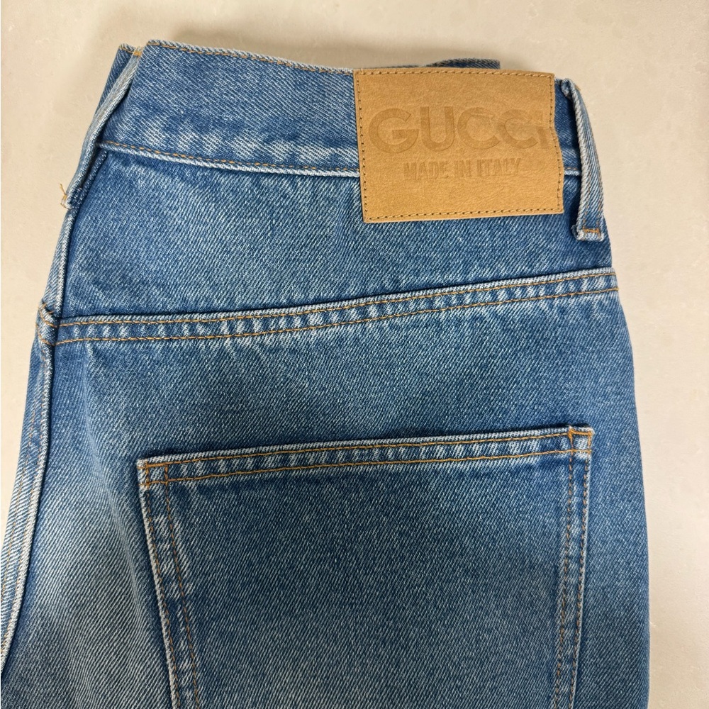 Gucci Blue women’s straight Jeans